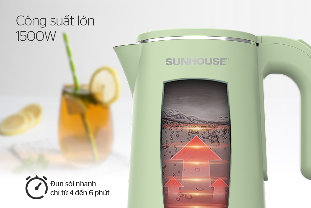 a ?m dun sieu to ?c inox 2 lo ?p 1 8 li ?t sunhouse shd1353