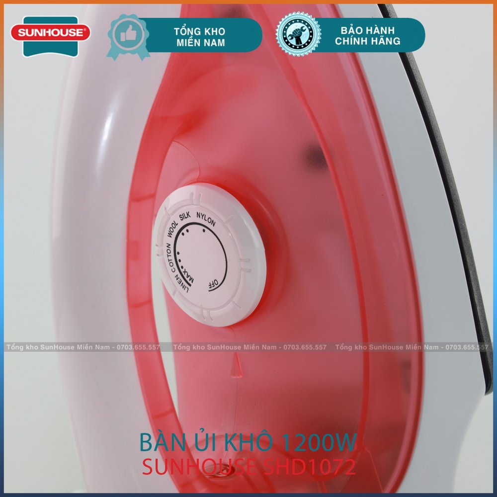 ban ui dien 1200w pink color shd1072