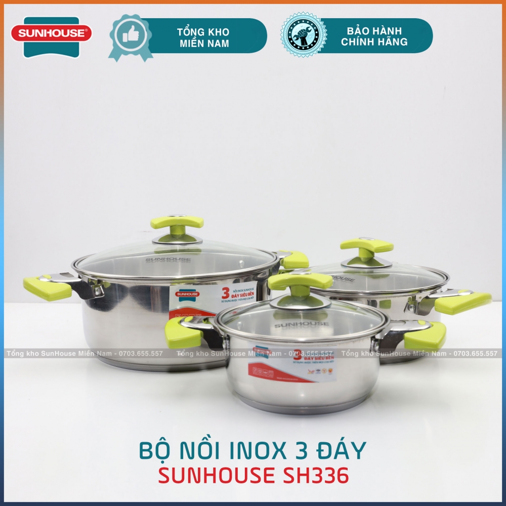 bo 3 noi inox 3 day cao cap sh336