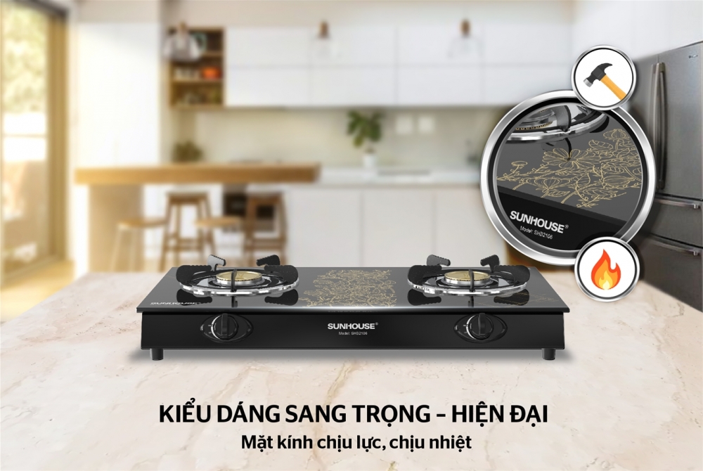 be ?p ga duong ki ?nh sunhouse shb2106
