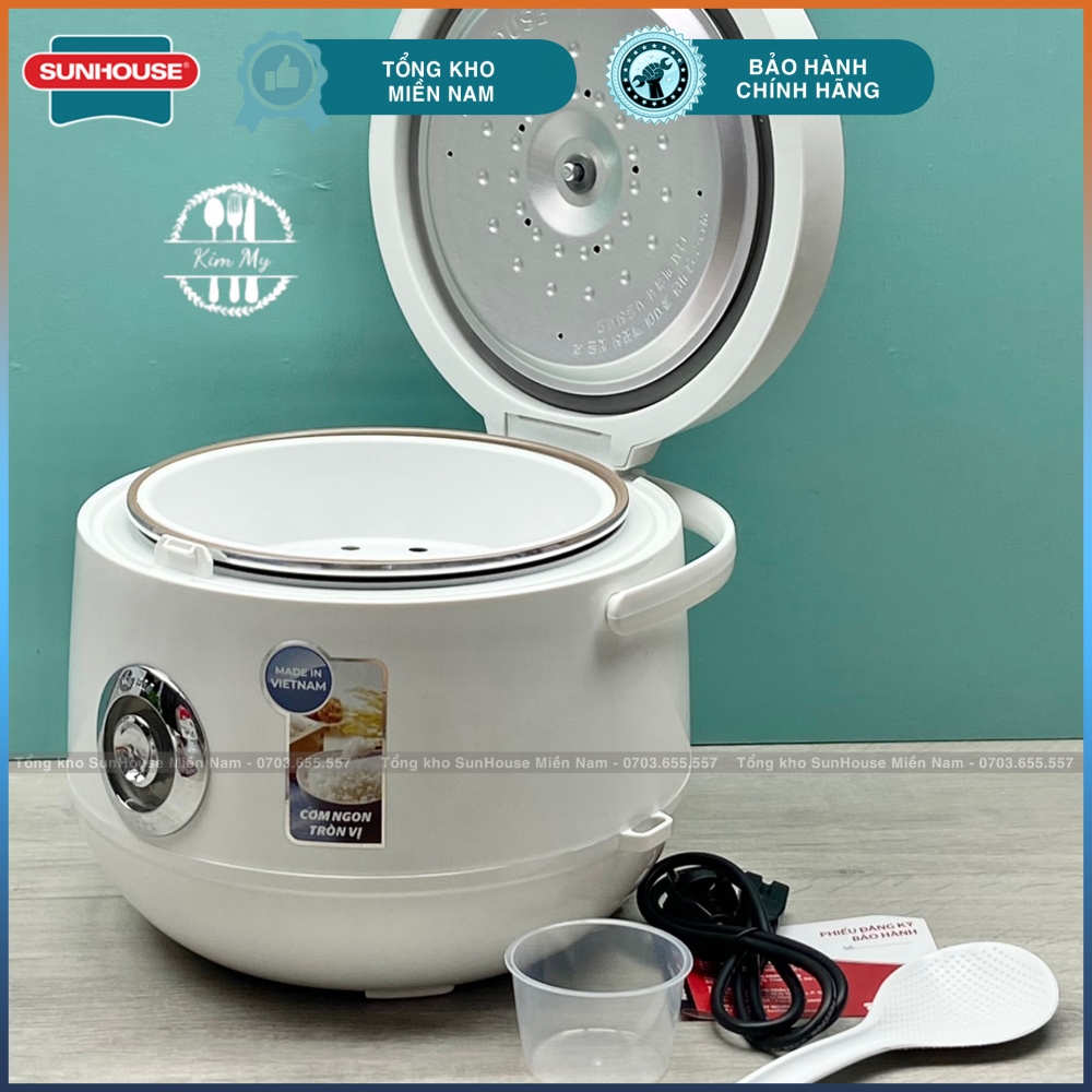 noi com dien 18l white color shd8606
