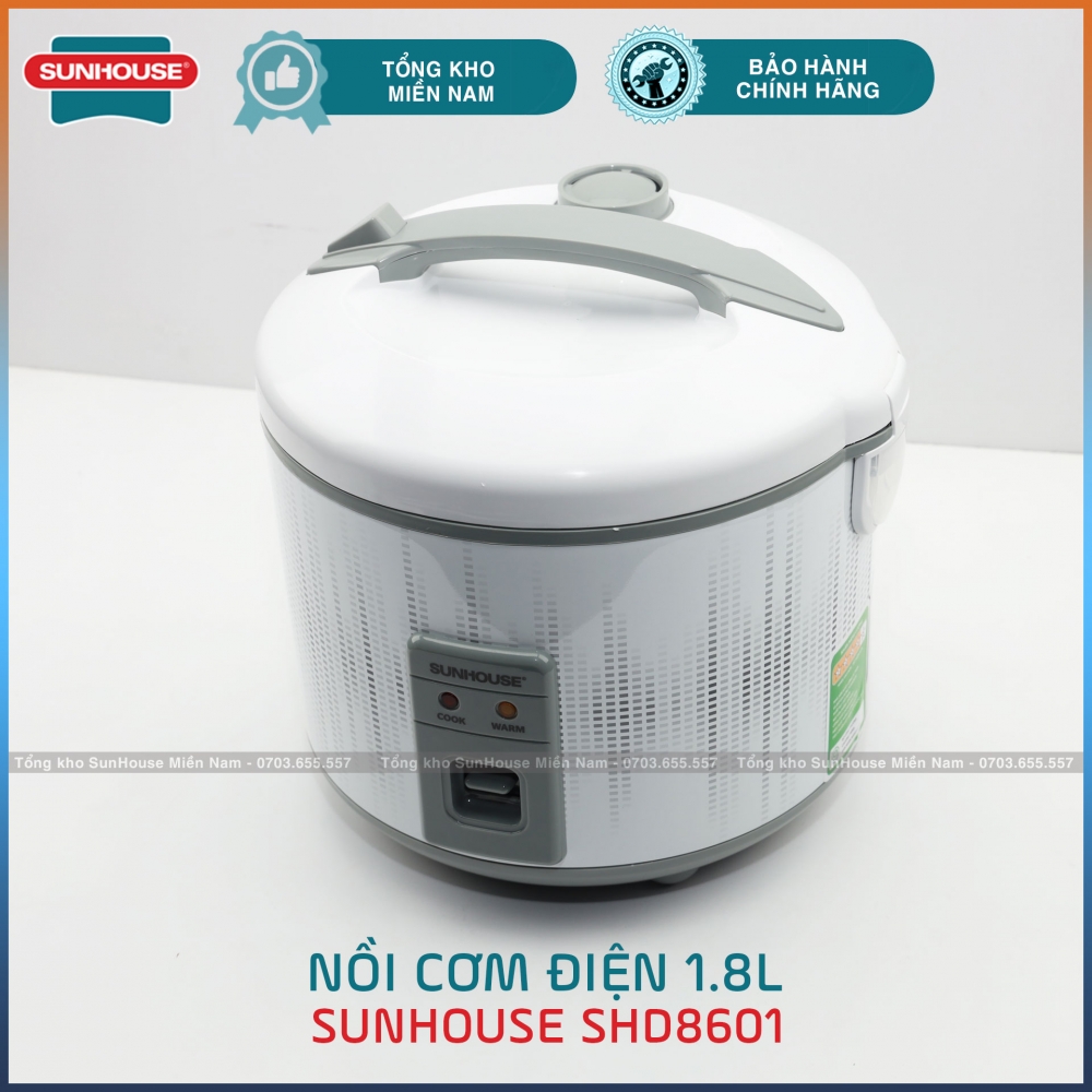 noi com dien da nang 18l cao cap shd8601