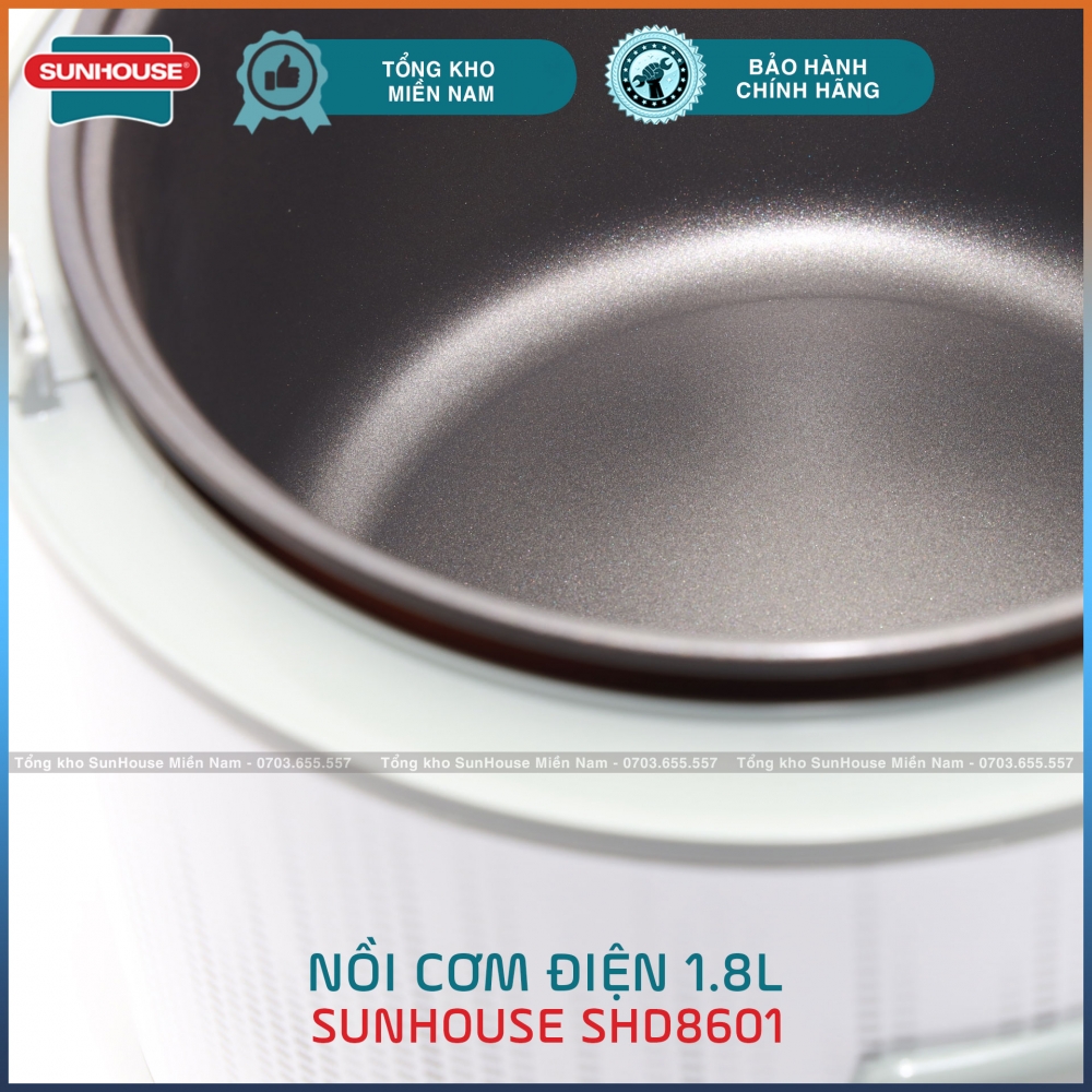 noi com dien da nang 18l cao cap shd8601