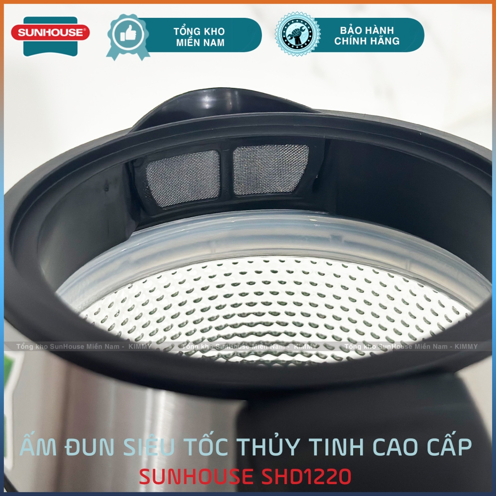Lọc nước cặn mịn trong sản phẩm SHD1220 Sunhouse