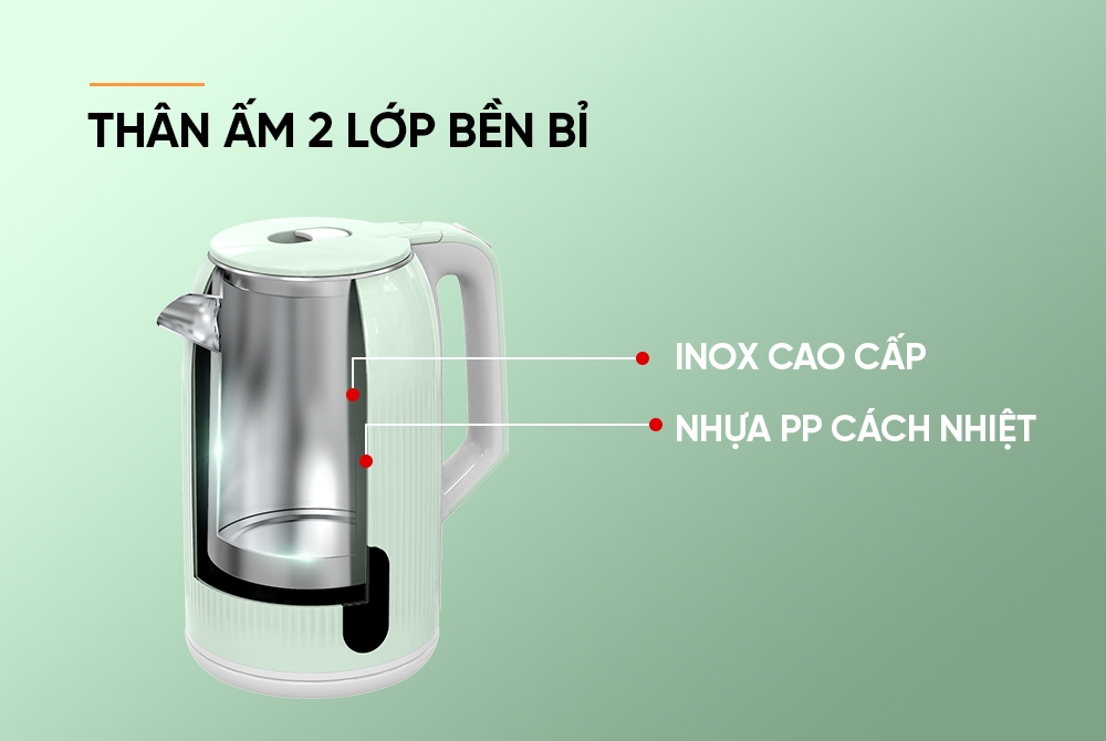 a ?m dun sieu to ?c inox 2 lo ?p 2 8 li ?t sunhouse shd1364