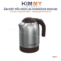 Ám đun siêu tốc INOX 1.8L SUNHOUSE SHD1185