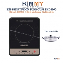 Bếp từ đơn SUNHOUSE SHD6160 - Tặng kèm nồi lẩu