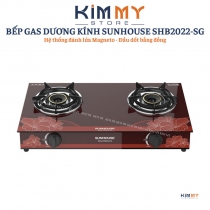 Bếp gas dương kính SUNHOUSE Bếp gas dương kính SUNHOUSE SHB2022-SG