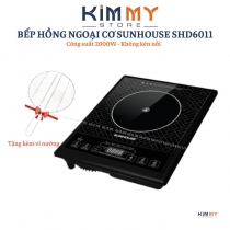 Bếp hồng ngoại cơ SUNHOUSE SHD6011 - Tặng kèm vỉ nướng