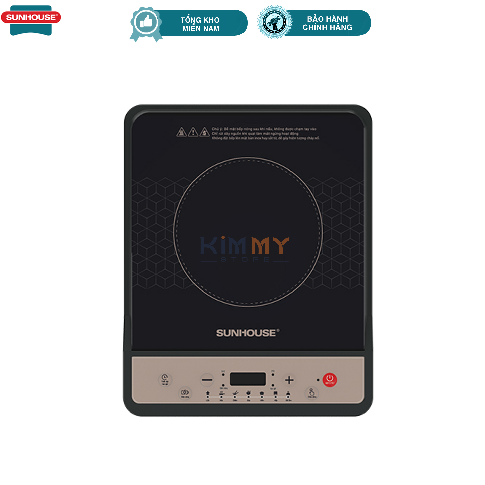 Bếp từ đơn tặng kèm nồi lẩu Sunhouse SHD6160