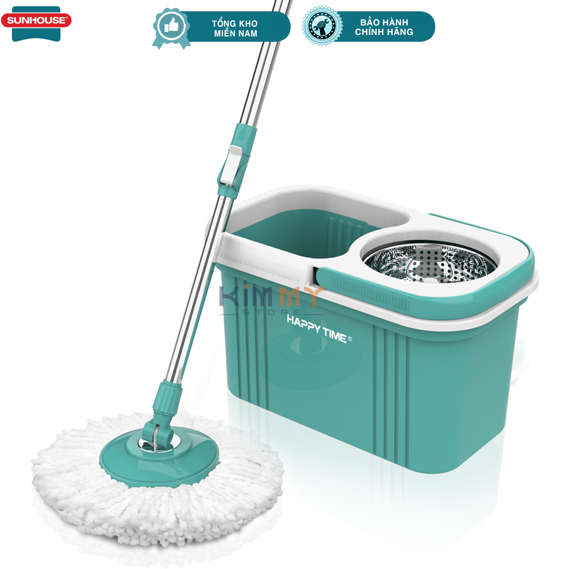 Bộ lau nhà vắt ly tâm Happytime KH-CL330S