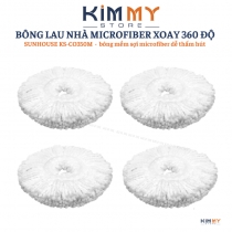 Bông lau nhà Microfiber xoay 360 độ SUNHOUSE KS-CO350M