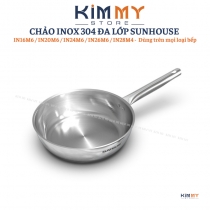 Chảo Inox đa lớp SUNHOUSE IN20M6 20cm