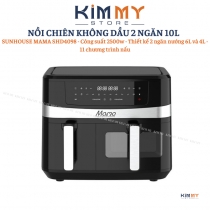 Nồi chiên không dầu 2 ngăn 10 lít UNHOUSE MAMA SHD4098