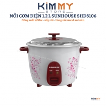 Nồi cơm điện 1.2 lít SUNHOUSE SHD8106