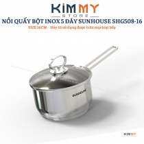 Nồi quấy bột Inox 5 đáy SHG508-16