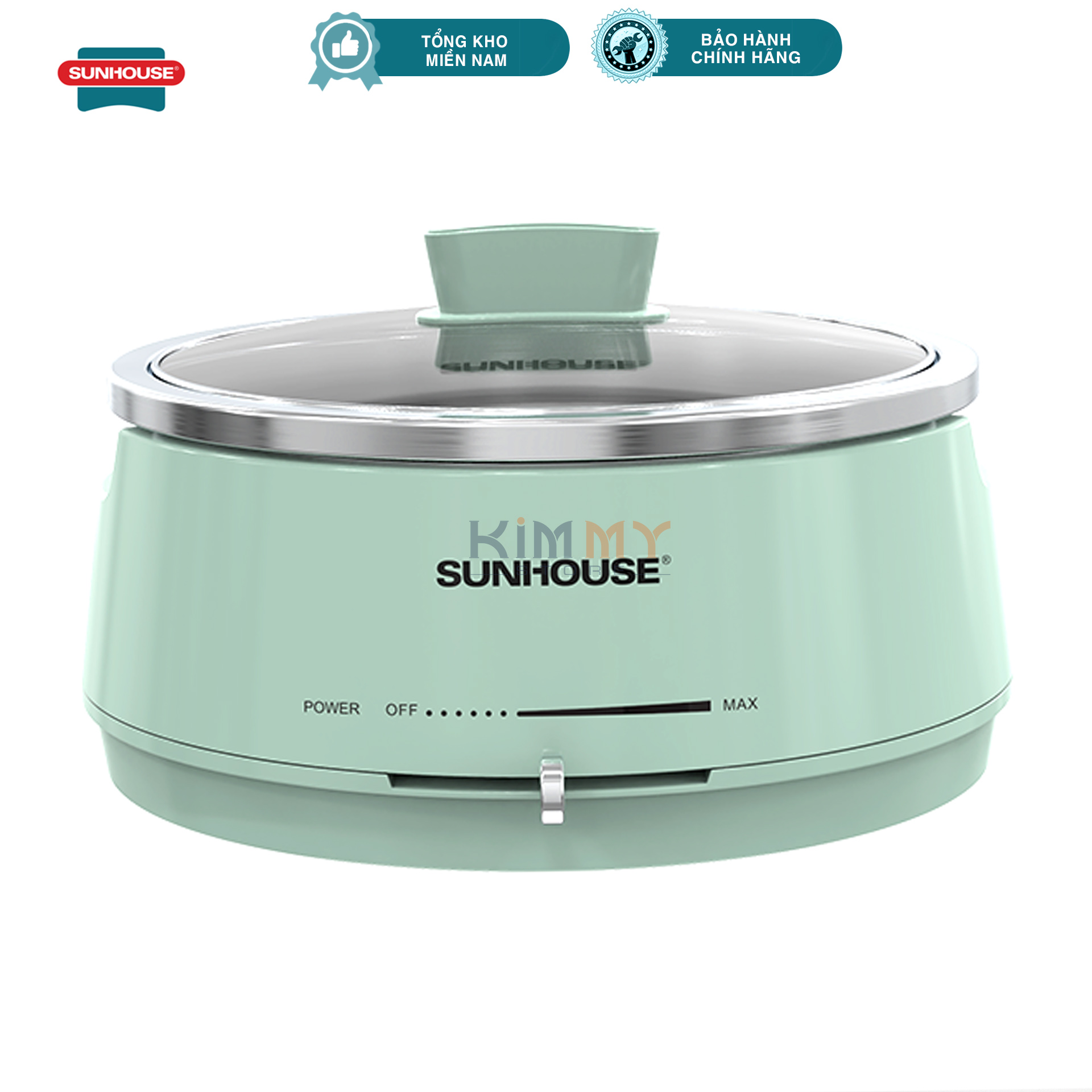 Nồi lẩu điện 4L - Lòng nồi INOX 304 rời - Sunhouse SHD4543