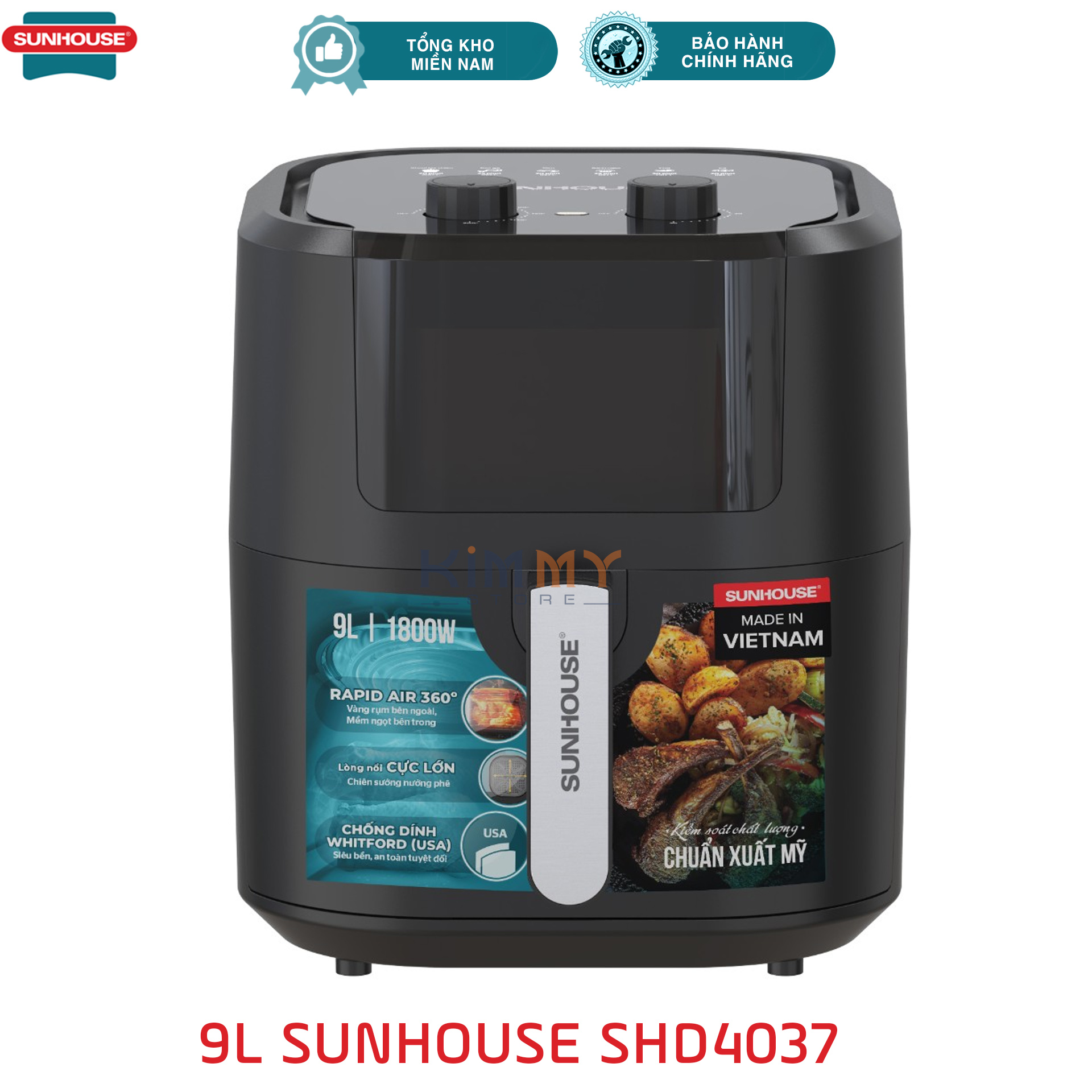 Nồi chiên không dầu 6.5L Sunhouse SHD4030 - 1700W